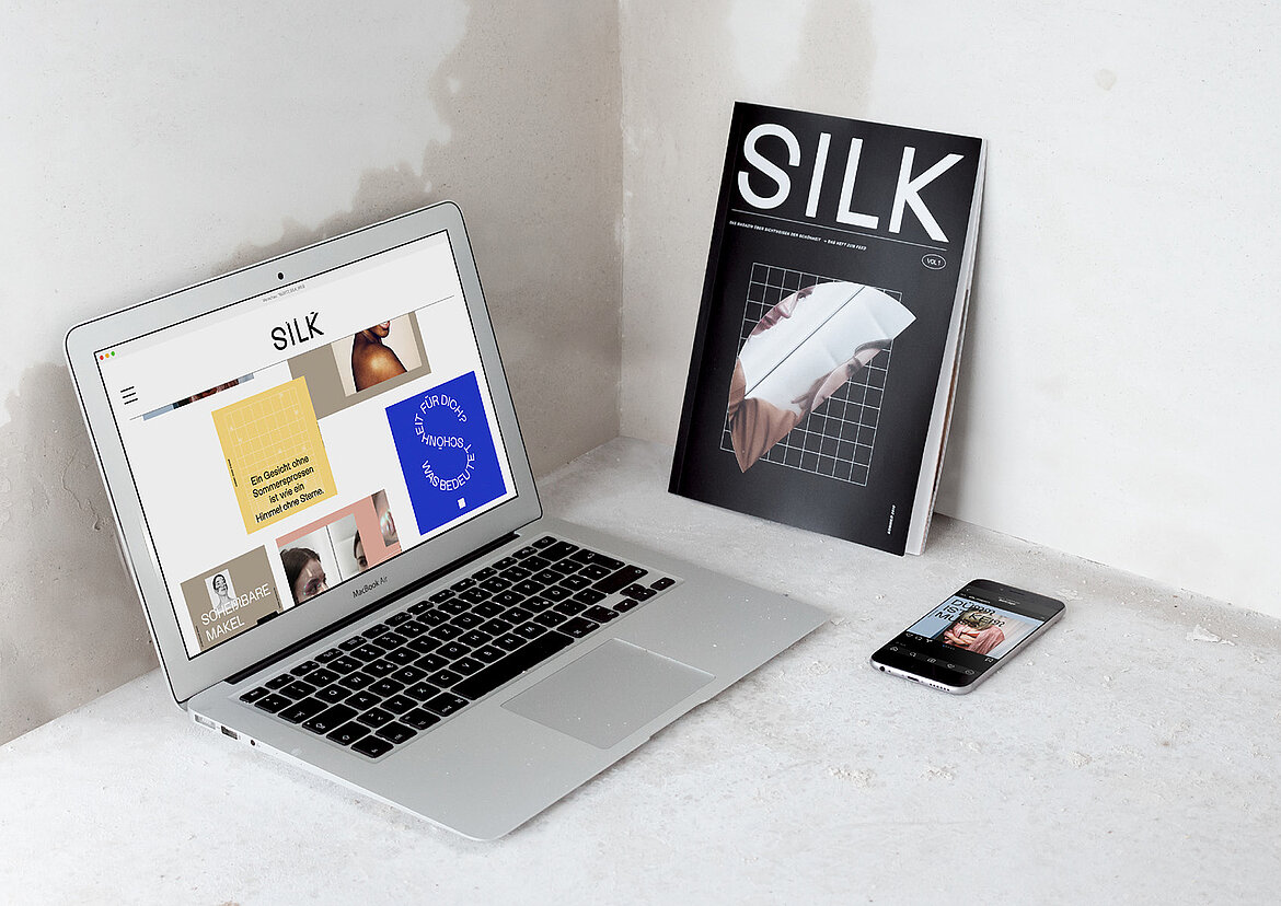 Picture of student project: ‚SILK – Magazin über Sichtweisen der Schönheit‘ by Saskia Lorenz