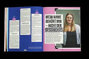 Lena Emily Dietrich–Namen und ihre Macht: Was mein Name mit mir macht. Magazin Innenseiten 06.