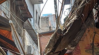 Bild eines Markts in Neudelhi 