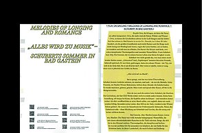 Maritza Lapeira–Klassische Musik heute und in Zukunft: Entwicklung eines Konzepts, wie klassische Musik in einem popkulturellen Umfeld Anklang gewinnen kann. Doppelseite aus Magazin 02.