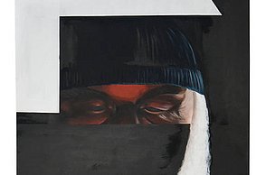 Gemälde einer Frau im dunklen