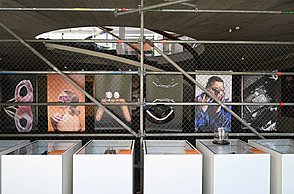 Ausgehängte Plakate