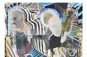 Ein abstraktes Bild mit einem 3D Effekt