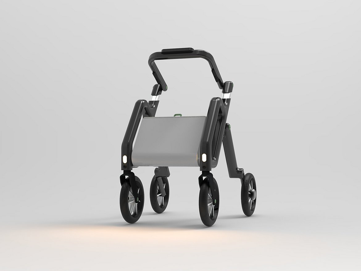 Image of student work: ‘eBuddy’, an electric rollator by Daiane Lauermann