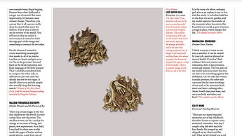 Schmuckdesign auf einer Website