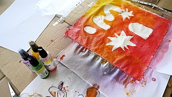 Schablone für Graffiti  