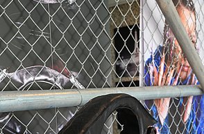 Ausgestellte Handtasche 