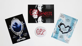 Abschlussarbeit Linda Bui, Postkarten und Sticker