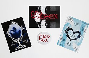 Abschlussarbeit Linda Bui, Postkarten und Sticker