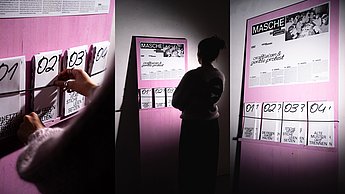 Abschlussarbeit Kerime Yildiz: Gentle Protest – Wie Handarbeit gesellschaftlichen Wandel anstoßen kann – Aufsteller