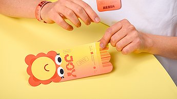 Abschlussarbeit Sophia Holstein: Designing Joy - ein visuelles Spiel mit der Freude – Ansicht Ticket