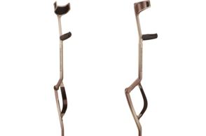 Dargestellt ist das Modularen Krückensystem mit Unterarmstütze.