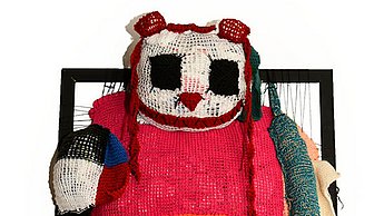 Gemälde eines Pandas der einen Hoodie trägt