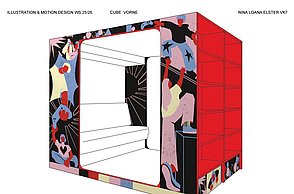 Gaming Cube Design von Nina Loana Elster.