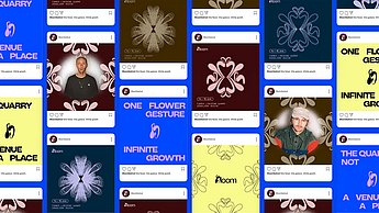 Abschlussarbeit Kimon Sammüller: BLOOM – Corporate Design Musik Festival – Instagram