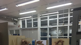 Foto von einem Schulflur 