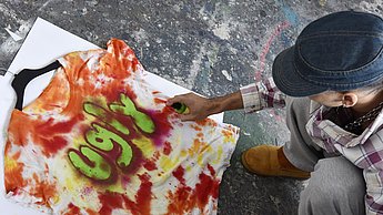 Graffiti auf T-Shirt
