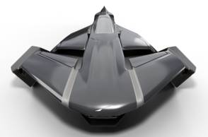 Dargestellt wird der Entwurf des Ground Effect Vehicles von Leon Wehr.