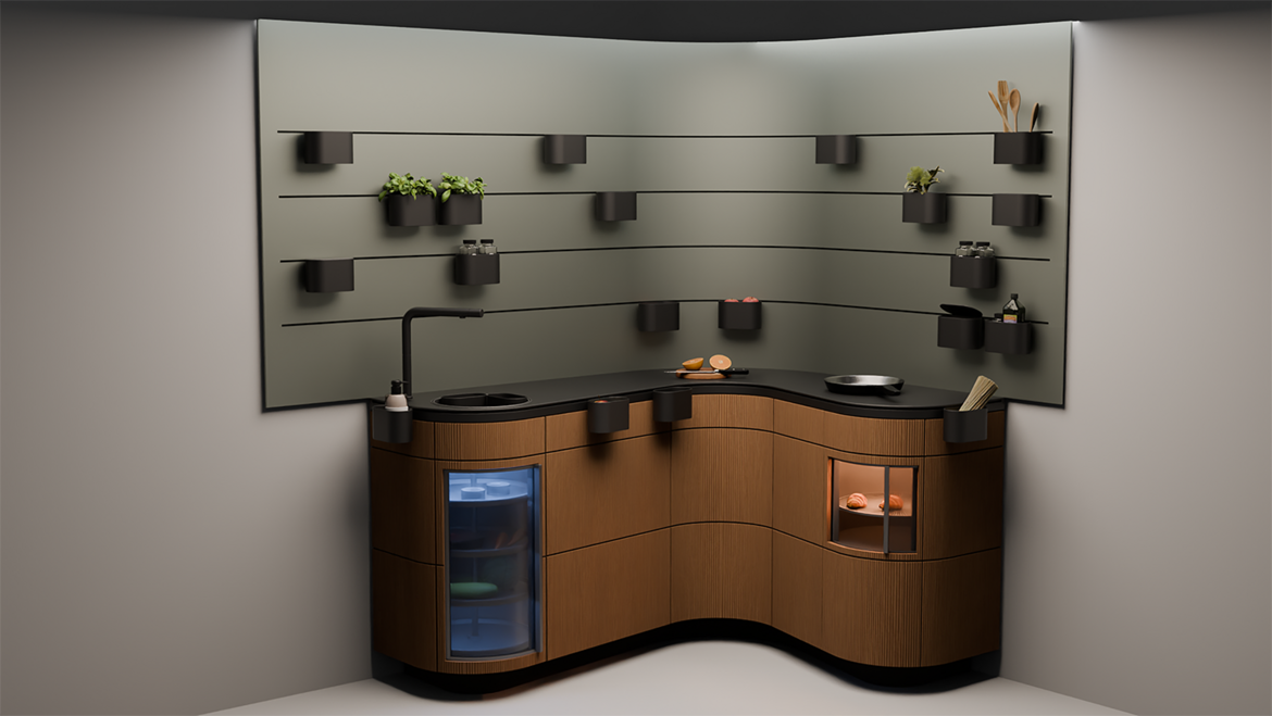 Image of student work: ‘TinyKitchen FLOW’ by Olivia Mai