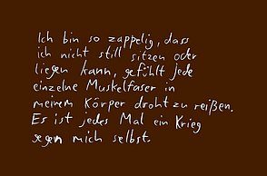 Svenja Rathfelder–Ich gegen mich. Eine visuelle Annäherung an das Tabuthema Autoaggression. Zitat.