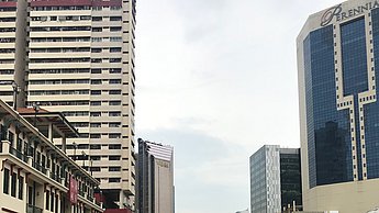 Häuser in Singapurs Chinatown