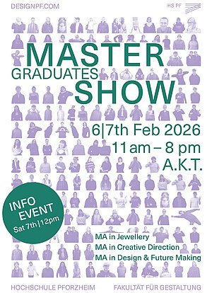 Plakat Master Graduates Show