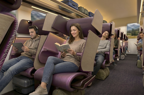 Abgebildet ein zoniertes Innenraumkonzept mit Relax Zone.
