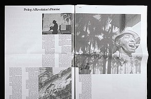 Foto eines alten Zeitungsberichts 