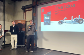 Foto der Studenten während einer Präsentation