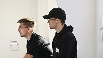 Studenten beim arbeiten