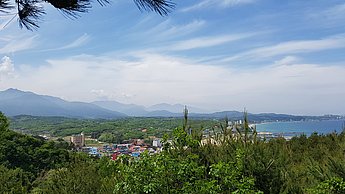 Aussicht in Naksan