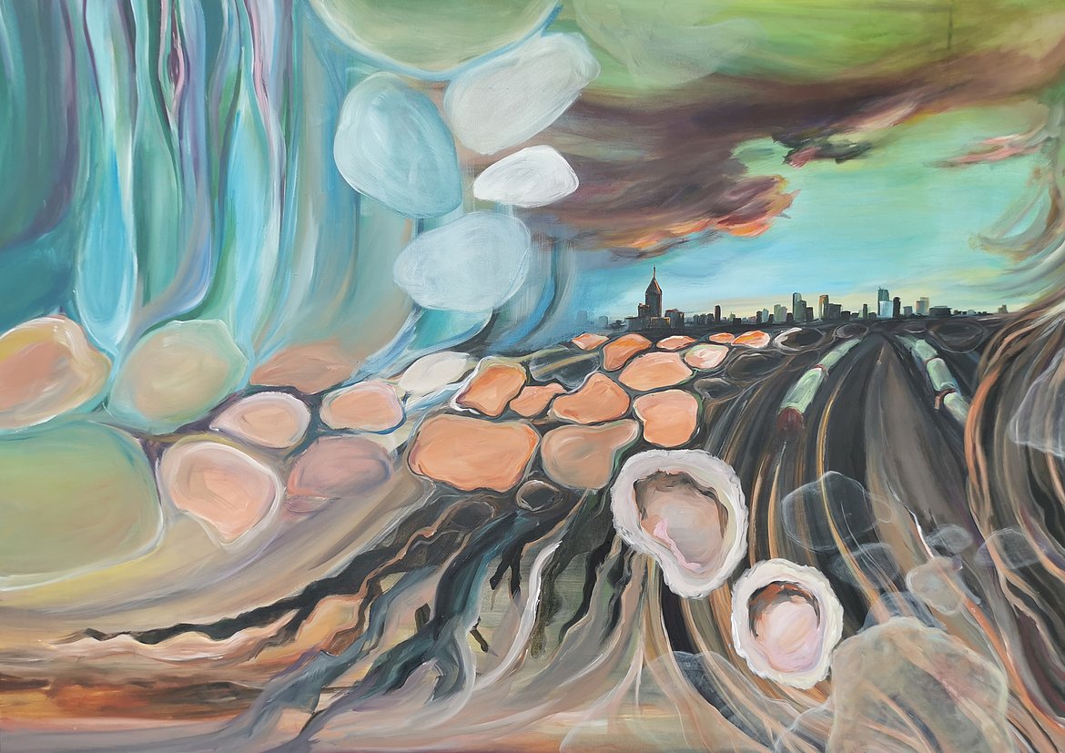 Image of student work: ‘Painting and Space’ by Alena Strothmann