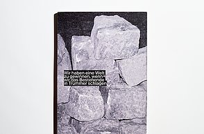 Abschlussarbeit Jakob Dewald: Wir haben eine Welt zu gewinnen, wenn wir das Bestehende in Trümmer schlagen – Cover