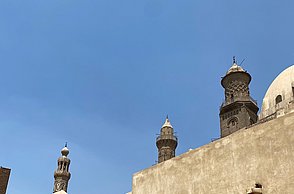 Eckige Gebäude aus Stein