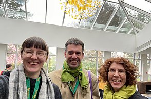 Selfie mit drei Personen