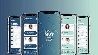 Tatjana Hoffmann–Nervensache. Eine Krankheit namens Multiple Sklerose. Mockup App.