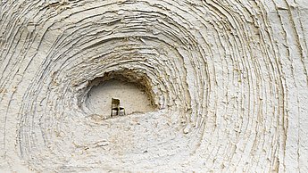 Nahaufnahme von der Oberfläche eines Steins