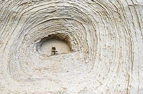 Nahaufnahme von der Oberfläche eines Steins