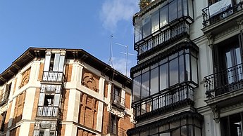 Foto von Gebäuden in der Innenstadt Madrids