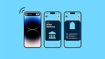 Ahmet Mehadzic–Ein Leitsystem für Pforzheim. App zum Leitsystem.