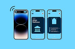 Ahmet Mehadzic–Ein Leitsystem für Pforzheim. App zum Leitsystem.