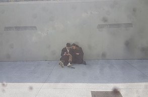 Foto eines Filmdrehs für den Concept Design Kurs