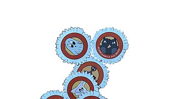 Abschlussarbeit Anna Donde: Warum wir uns erst mit Motivation beschäftigen, wenn es zu spät ist - Eine visuelle Auseinandersetzung mit frühkindlicher Resilienz – Sticker