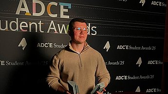 Ahmet Mehadzic bei der Vergabe der ADCE Student Awards