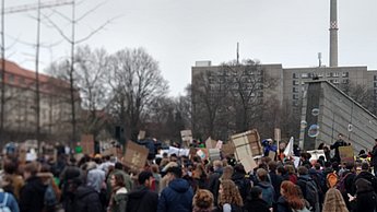 Foto einer Demonstration 