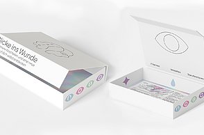 Marias Glomb–Healing the Inner Child. Blicke ins Wunde. Box interaktives Spiel.