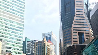 Bild von der Innenstadt in Singapur 
