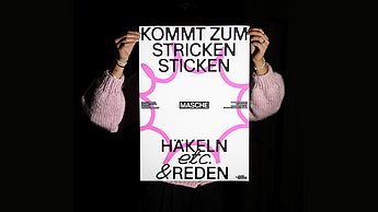 Abschlussarbeit Kerime Yildiz: Gentle Protest – Wie Handarbeit gesellschaftlichen Wandel anstoßen kann – Plakat