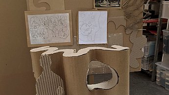 Foto eines ausgestellten Projekts
