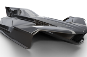 Dargestellt wird der Entwurf des Ground Effect Vehicles von Leon Wehr.